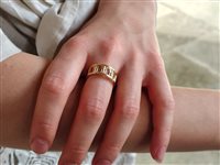 Vicenza - Piazzetta Palladio 2 - Ringe Loving Palladio  2D in Gelbgold 20G-X-15 SERLIANA - 20G-X-15 SERLIANA